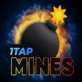 1Tap Mines online game logo by Turbo Games on spinfin.eu.com