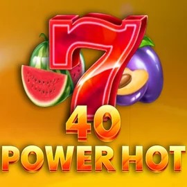 Official Slots logo: 40 Power Hot by Amusnet Interactive at Spinfin Casino
