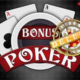 Bonus Poker Deluxe - 3 Hands online game logo by RTG (Reel Time Gaming) on spinfin.eu.com