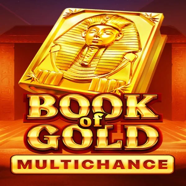 Book of Gold Multichance slot visual from Playson available on spinfin.eu.com