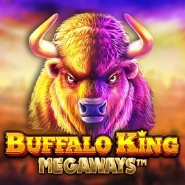 Buffalo King Megaways online game logo by Pragmatic Play on spinfin.eu.com