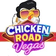 Chicken Road Vegas online game logo by InOut on spinfin.eu.com