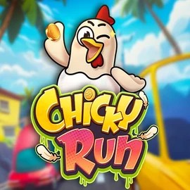 Chicky Run slot logo by PG Soft at Spinfin Casino
