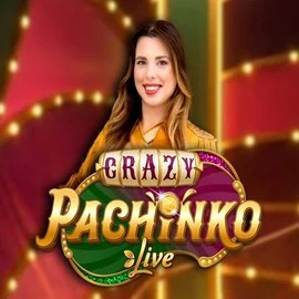 Official Live Casino logo: Crazy Pachinko by Evolution at Spinfin Casino