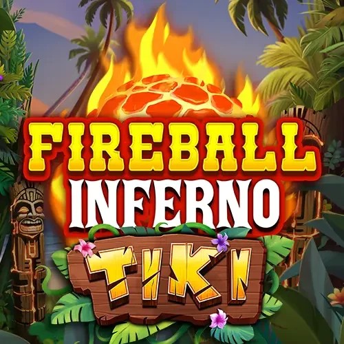 Fireball Inferno Tiki by NetEnt, showcased at spinfin.eu.com – game logo
