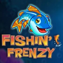 Fishin Frenzy online game logo by Blueprint Gaming on spinfin.eu.com