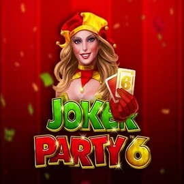 Joker Party 6 logo by Greentube at Spinfin Casino