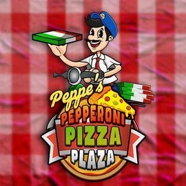 Peppe’s Pepperoni Pizza Plaza casino game by Pragmatic Play – featured logo at Spinfin Casino