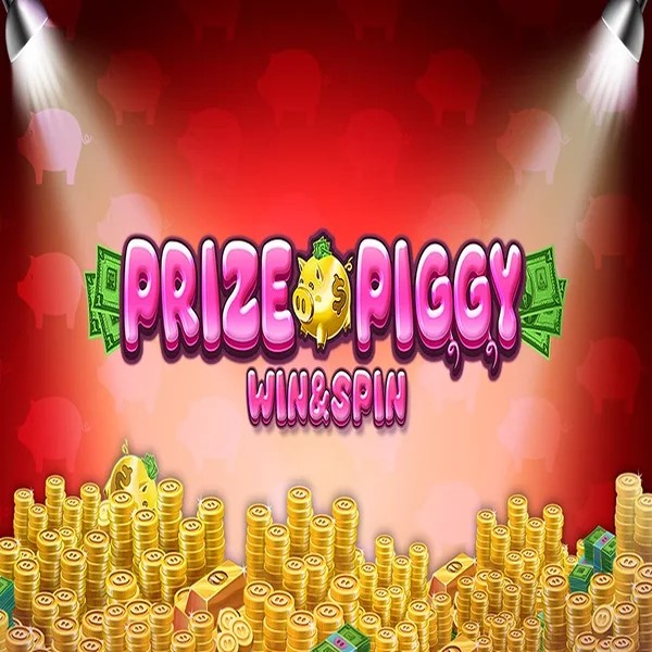 Prize Piggy Win &amp; Spin logo by Inspired Gaming Spinfin Casino