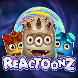 Reactoonz logo – Slots by Play'n GO at Spinfin Casino