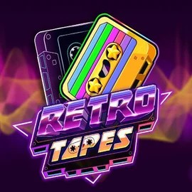 Retro Tapes logo – Slots by Push Gaming at Spinfin Casino