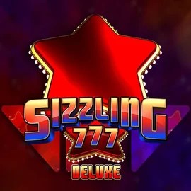 Sizzling 777 Deluxe slot logo by Wazdan at Spinfin Casino