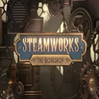 Official Slots logo: Steamworks The Workshop by Peter &amp; Sons at Spinfin Casino