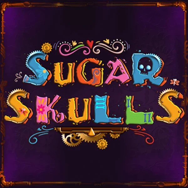 Sugar Skulls online game logo by Booming Games on spinfin.eu.com