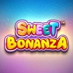 Sweet Bonanza slot visual from Pragmatic Play available on spinfin.eu.com
