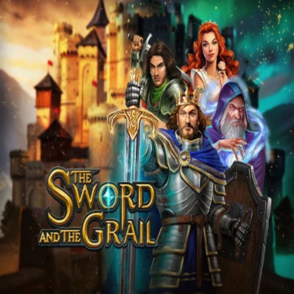 The Sword and the Grail slot icon by Play'n GO, available at Spinfin Casino